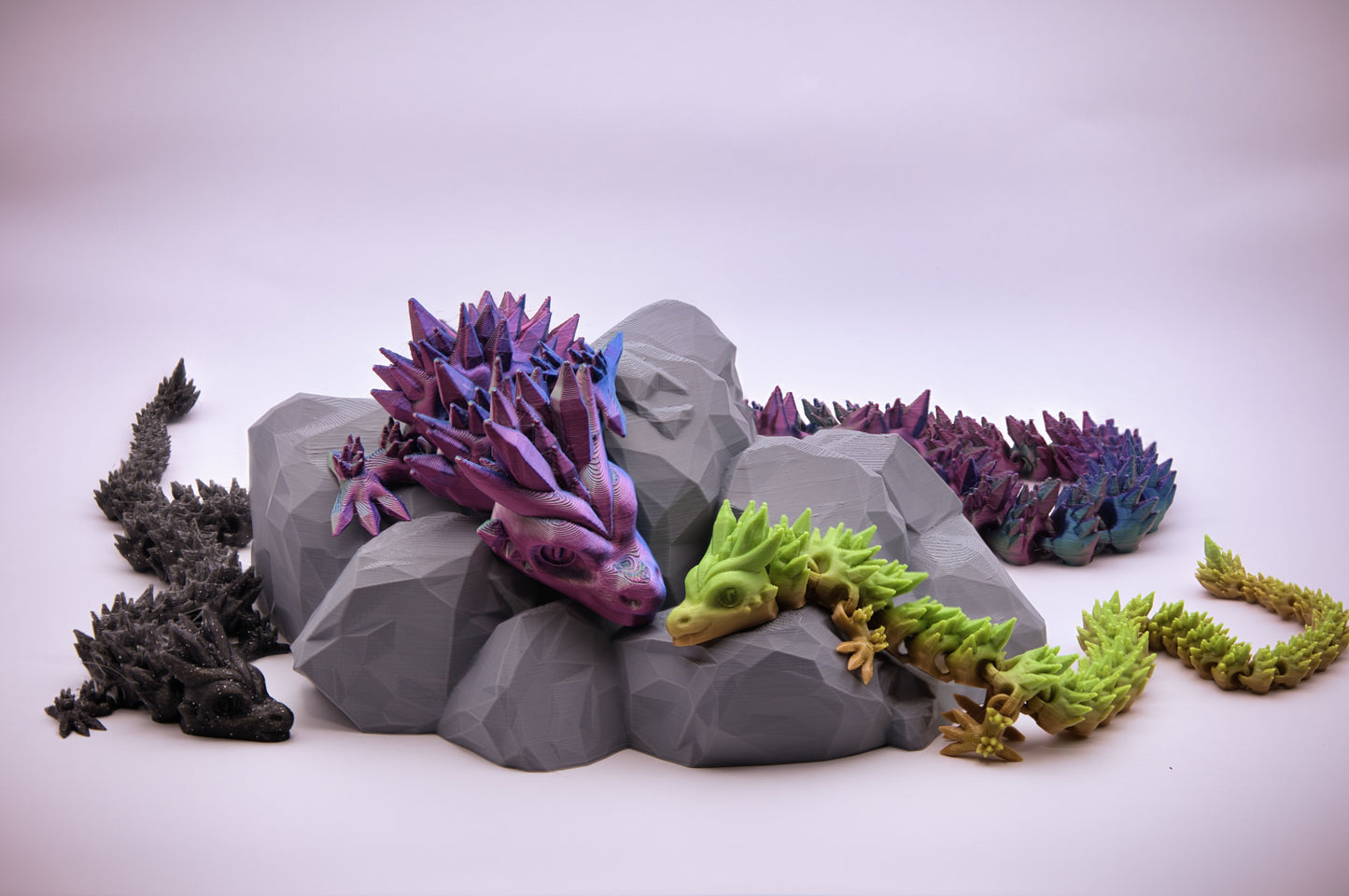 3D Printed Crystal Dragon