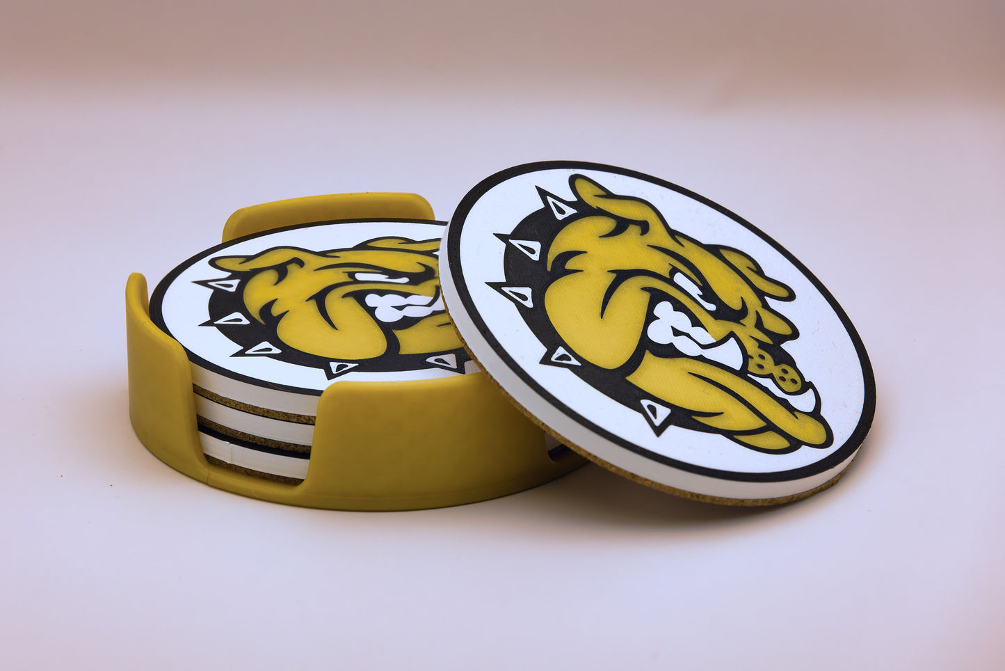 Custom 3D Printed Drink Coaster Set of 4