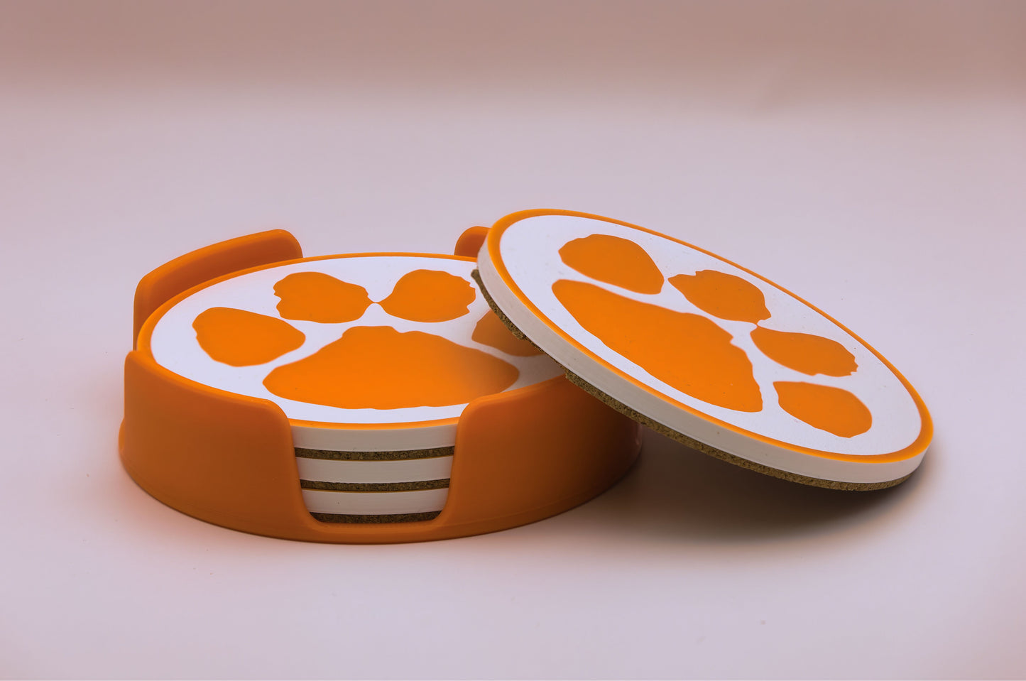 Custom 3D Printed Drink Coaster Set of 4