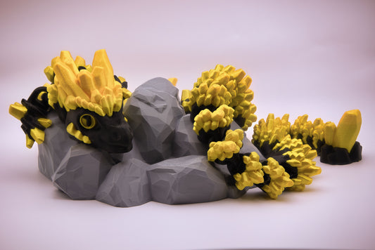 3D Printed Stone Dragon