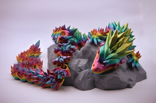 3D Printed Crystal Dragon